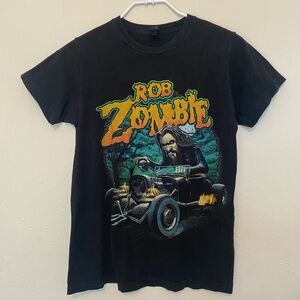 Rob Zombie Black Graphic T-Shirt